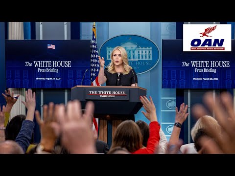 Karoline Leavitt Briefing On Minneapolis Catholic School Mass Shooting, Trump Order Flags Half Staff