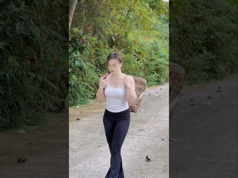 Picking mushrooms on the hill