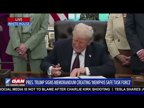 President Trump Signs Memorandum Creating 'Memphis Safe Task Force'