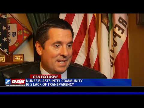 OAN EXCLUSIVE: Rep. Nunes blasts Intel community IG's lack of transparency
