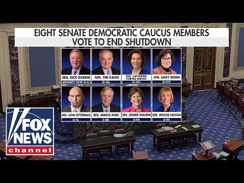 BREAKING: Eight Democratic Caucus members break with party to end shutdown