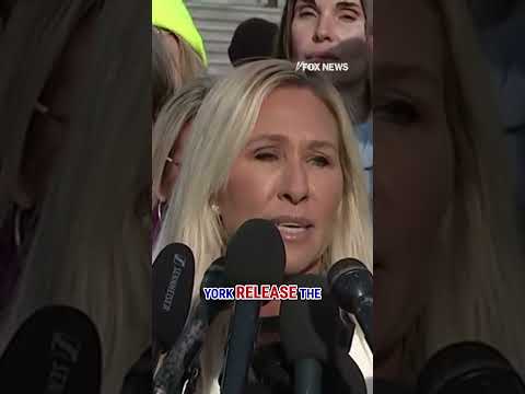 WATCH: MTG sounds off on Trump, demands FULL Epstein file release #shorts #Epstein #us #news