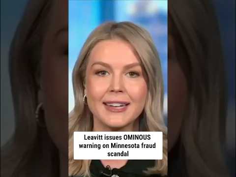 Leavitt issues OMINOUS warning on fraud scandal: 'People will be in handcuffs' #foxnews #us #shorts
