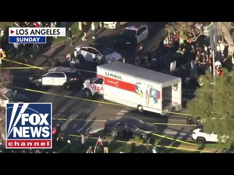 STUNNING video shows U-Haul plow through crowd during anti-Iran protest
