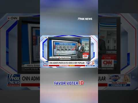 CNN admits voter ID has MASSIVE support #shorts