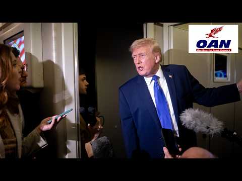 President Trump Addresses Crime, Voter ID & Ukraine Talks Aboard Air Force One