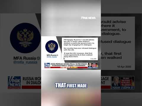 Russia MOCKED for 'ironic' advice to the US #foxnews #news #us #fox