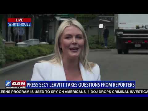LIVE: Press Sec. Leavitt Takes Questions from Reporters
