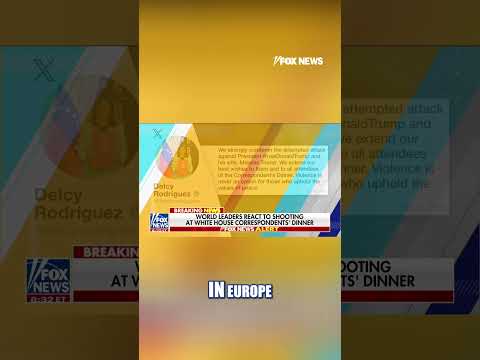 World leaders REACT to WHCD shooting #foxnews #news #us #fox