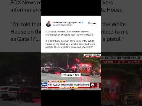 Fox News Reporter Gives Update On Shooting Outside The White House!