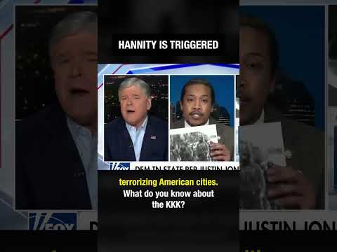 Justin Jones HUMILIATES Hannity Live 😳 #Politics #FoxNews #Shorts
