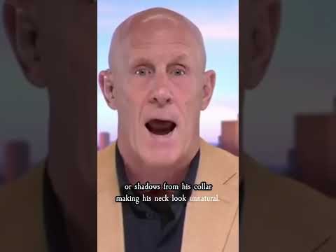 During a Fox News segment reveal a man wearing a hyper-realistic mask?