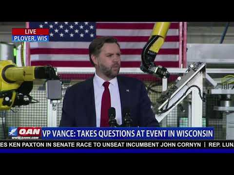 VP JD Vance Delivers Remarks at a Precision Manufacturing Facility in Plover, Wisconsin