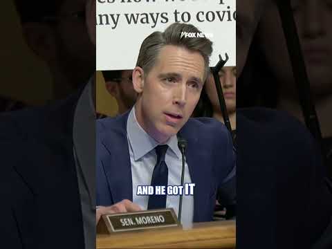 Hawley calls out Dr. Fauci for 'cash prizes' during COVID pandemic #foxnews #news #us #fox